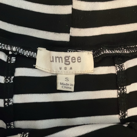 Umgee Black & White Striped Maxi Skirt - Picture 3 of 3